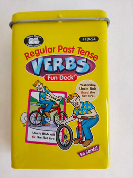 Regular Past Tense Verbs Fun Deck