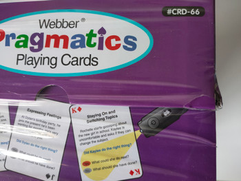 Webber Pragmatics Playing Cards - Damaged box