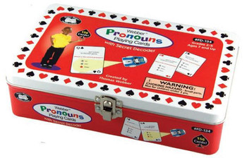 Webber Pronouns Playing Cards with Secret Decoder
