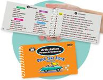 Articulation Phrases & Sentences Quick Take Along Mini Book Articulation Phrases & Sentences Quick Take Along Mini Book