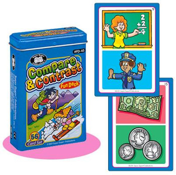Compare & Contrast Card Deck with sample cards