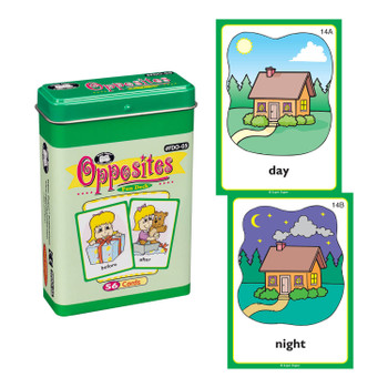 Opposites fun deck with sample cards