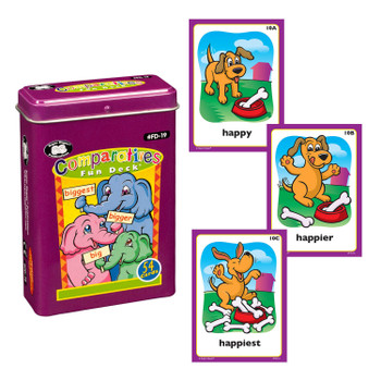 The Comparatives Fun Deck  with sample cards