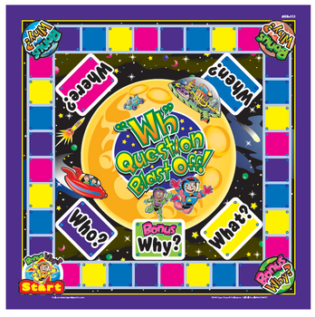 "WH" Question Blast Off Game