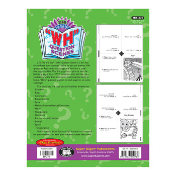216 Fold & Say "WH" Question Scenes
