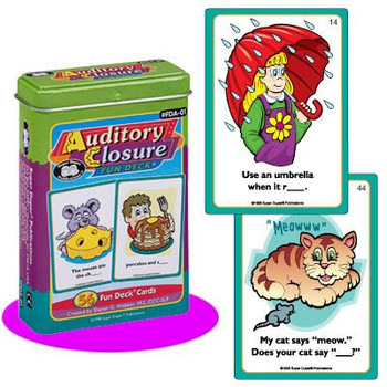Auditory Closure Fun Deck