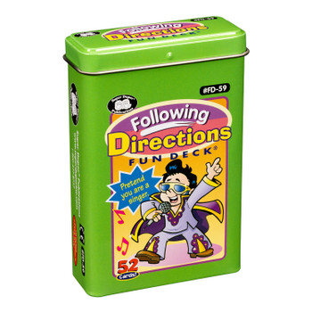 Following Directions Fun Deck with sample cards