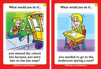What Would You Do at School If... Fun Deck
