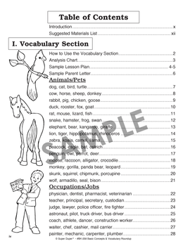 Basic Concept and Vocabulary Round-up