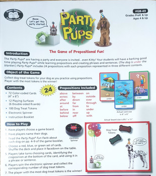 Party Pups - The Game of Prepositional Fun