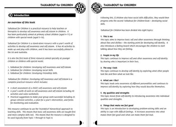 Talkabout For Children - Developing Self Awareness and Self Esteem 2nd ed.