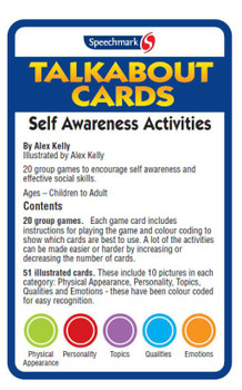 Talkabout Cards Self Awareness Activities, instruction card