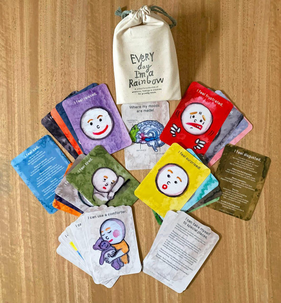 Every day I'm a Rainbow - Emotions Cards Every day I'm a Rainbow - Emotions Cards