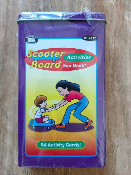 Scooter Board Activities Fun Deck - Scratched Tin
