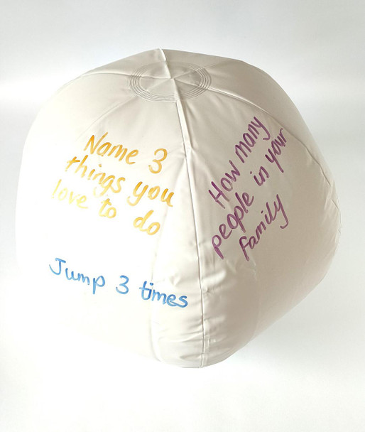 Blank White Blow-up Ball  - 28 cm