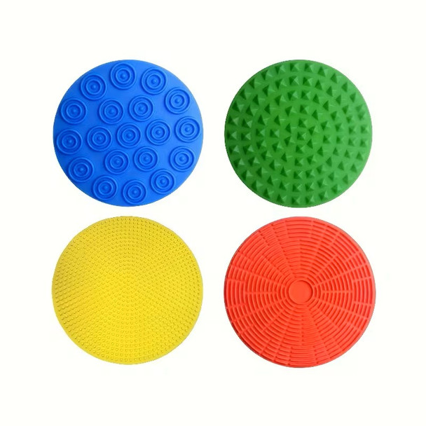 4pcs Silicone Sensory Mats