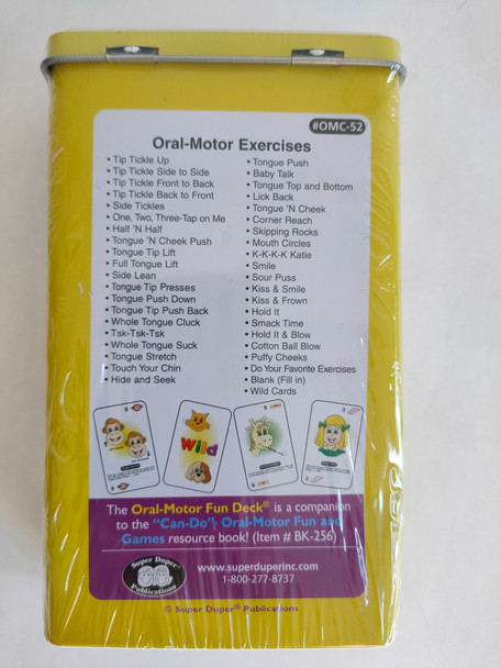Can Do Oral-Motor Fun Deck - Dented Tin