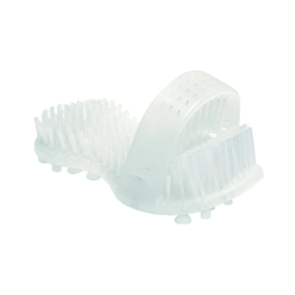Shower Sandal - Foot Scrubber White
