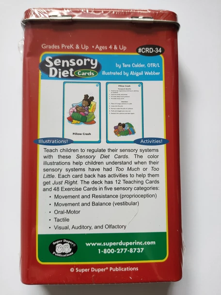 Sensory Diet Cards - 2nd Ed. - Dented Tin