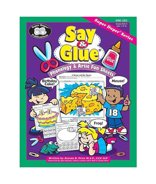 Say & Glue Phonology Artic Fun Sheets