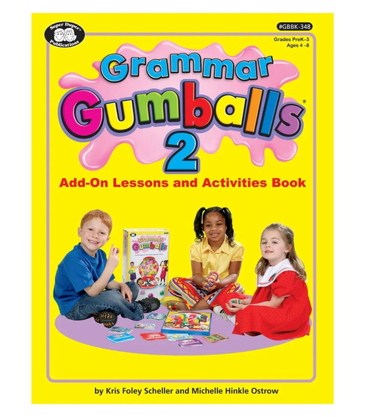 Grammar Gumballs 2 Add-On Lesson and Activity Book Targeting Grammatical Structures