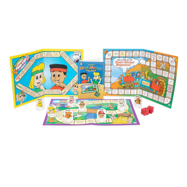"Can Do" Oral Motor Game Boards game pack inclusions