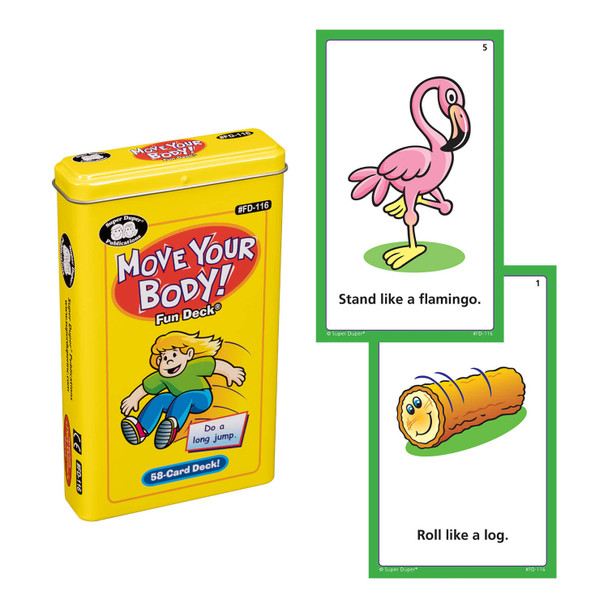 Move Your Body Fun Deck with sample cards