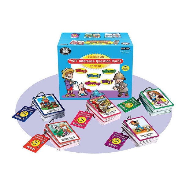 'WH' Inference Question Cards Combo