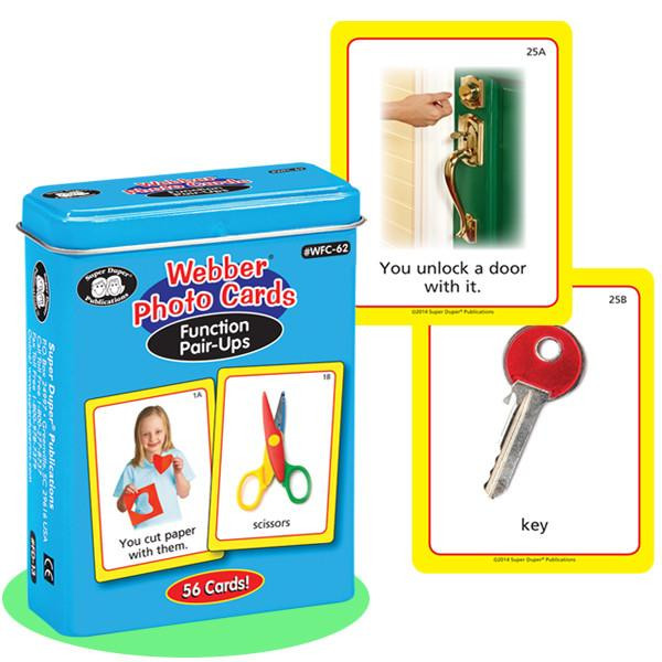 Webber Photo Cards-Function Pair-Ups tin and sample cards