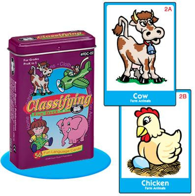 The Classifying Fun Deck by Super Duper Publications is a versatile educational tool designed to help children develop essential classification skills