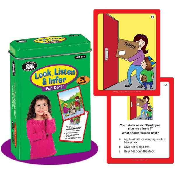 he Look, Listen & Infer Fun Deck
