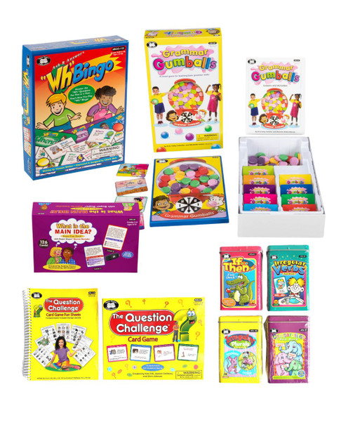 Language & Grammar Skills Extender pack colourful multi item picture