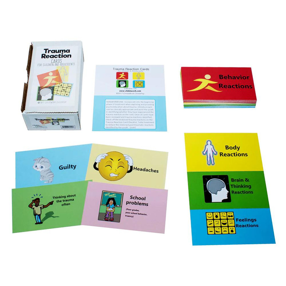 Trauma Reaction Cards - Fun Stuff Educational & Therapeutic Resources