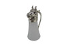Horse Head Wine Jug -Satin Frosted Glass (C711)