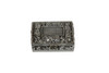 Pill Box-Flower Border, Large 2'L, 1.375'W. SKU #: T1778G.