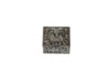 Pill Box Silver Platehinx-Square 1'L x 1'W Silver Plate. SKU #: T3021.