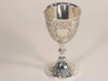 Embossed Goblet Silver Plate. SKU #: C102.