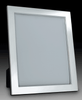 Frame Plain Sterling Silver w/ Velvet Back (J140/V)