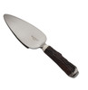 Horn Handle Naturally Shed 9.5" Serrated Pie Server Stainless Blade. SKU #: C366.