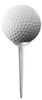 Golf Tee English Sterling Silver 1.75"L. SKU #: GT428.