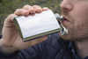 Hip Flask 6oz English Sterling 4.5" x 3.75" . ONLY I LEFT  SKU #: GT921.