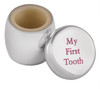 Screw top tooth fairy with 'My First Tooth' engraved in pink enamel (GT2261)