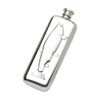 Fish Boot Flask 3oz English Pewter. SKU #: EB36014 Fish.