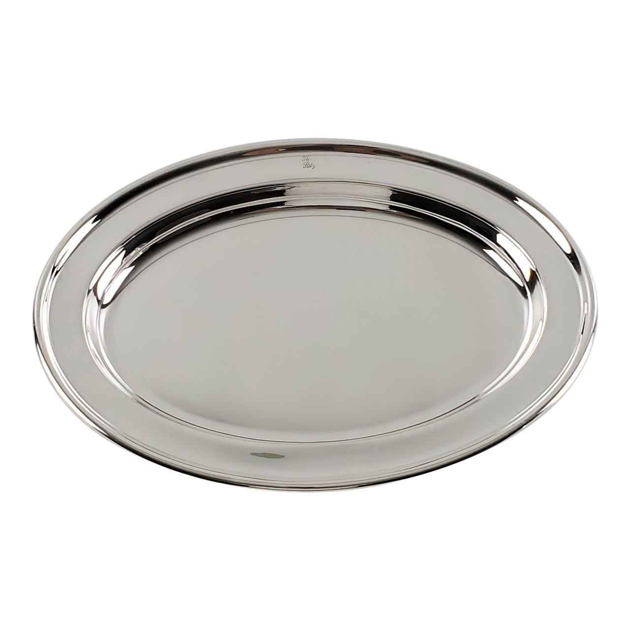 The Ritz Hotel Oval 12' Platter English Silver Plate c.1960