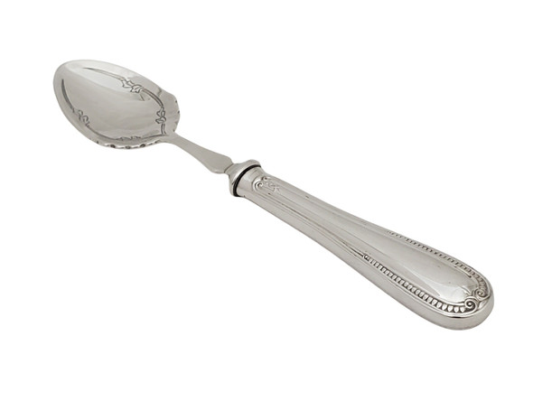 Part Bead Pattern 6.5" Sugar /Jam Spoon English Silver Plate. SKU #: C2505.