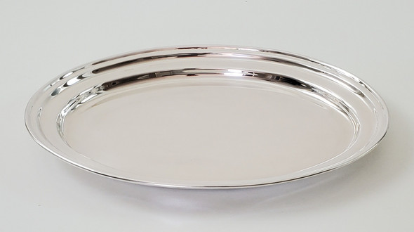 Hotel Platter 14" Plain with no Name c.1960 Silver Plated. SKU #: HOT237/14.