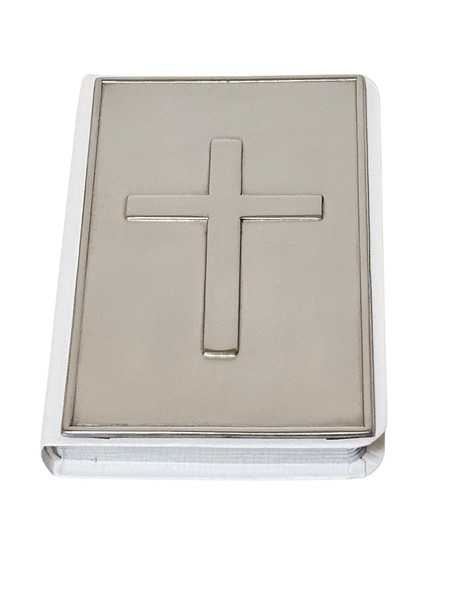 Pink Child's Size New Testament Bible With Engravable Pewter