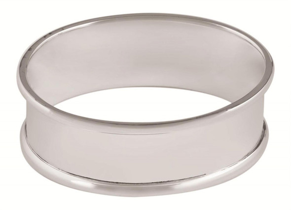 Set of 2 plain oval napkin rings (GT172 x 2) (BOX10)