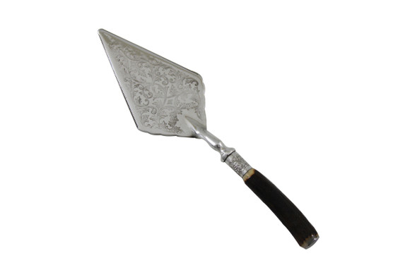 Stag Handle Silver Plated Cake Trowl (C)