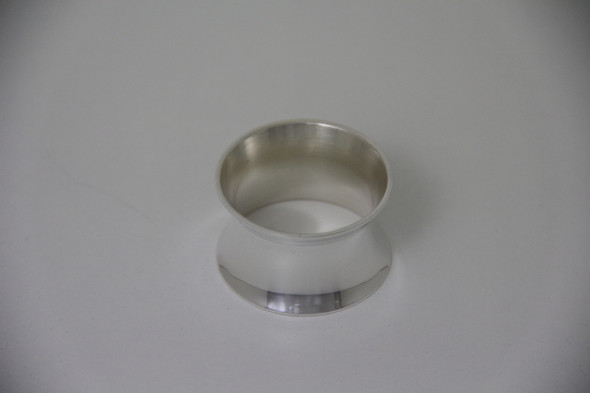 Set/6 Concave Napkin Rings Silver Plate. SKU #: C3506.